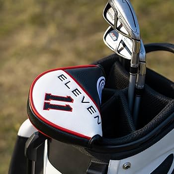 美品　ODYSSEY パター ヘッドカバー付き ODYSSEY ELEVEN 左用パター ヘッドカバー付き